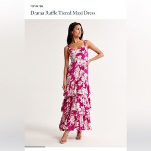 Abercrombie Ruffle Tiered Maxi Dress